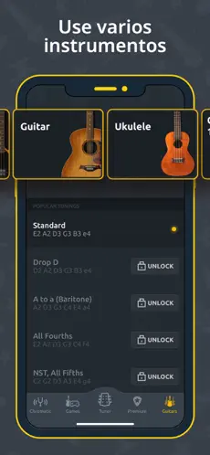 Capture 4 Afinador de Guitarra & Ukelele iphone