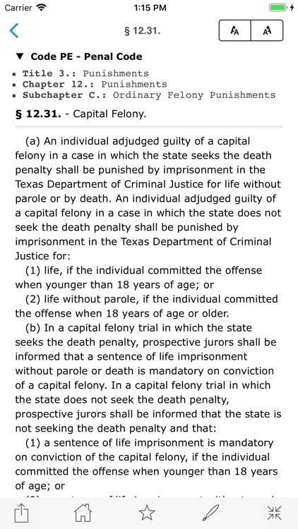 CA Penal Code (California) screenshot-6