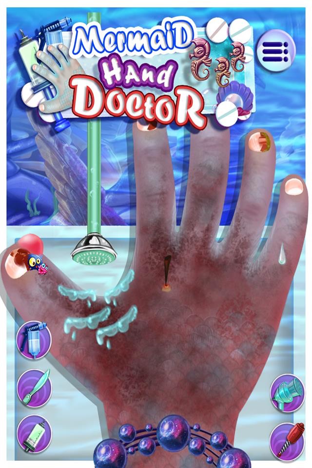 Little Mermaid Sea Hand Doctor screenshot 4