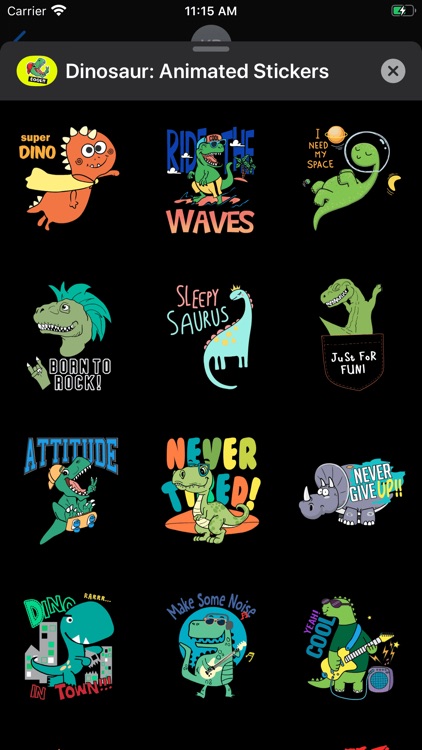 Dinosaur: Animated Stickers screenshot-3