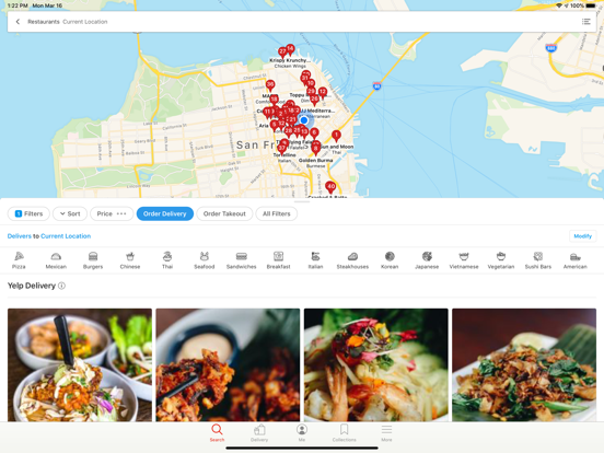 iPad Image of Yelp Food, Delivery & Services