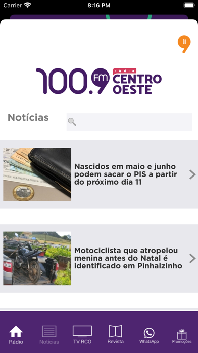 How to cancel & delete Rádio Centro Oeste 100.9 FM from iphone & ipad 3