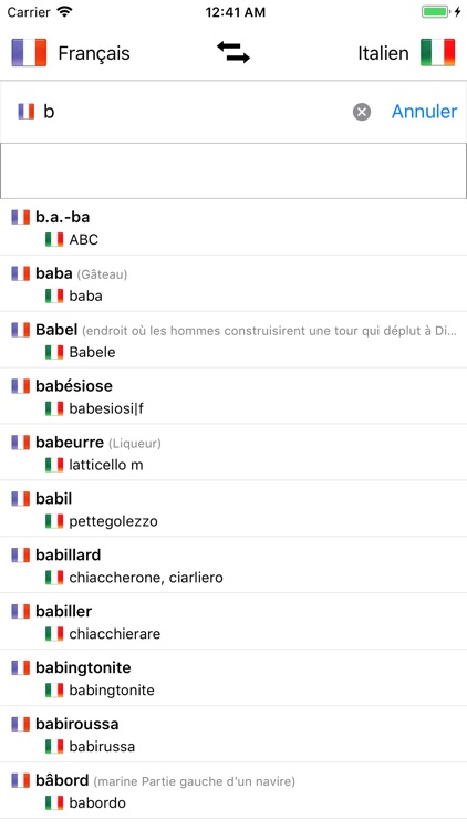 Dictionnaire Italien-Français screenshot-4