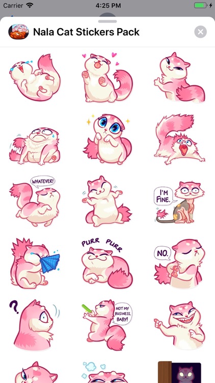 Nala Cat Stickers Pack