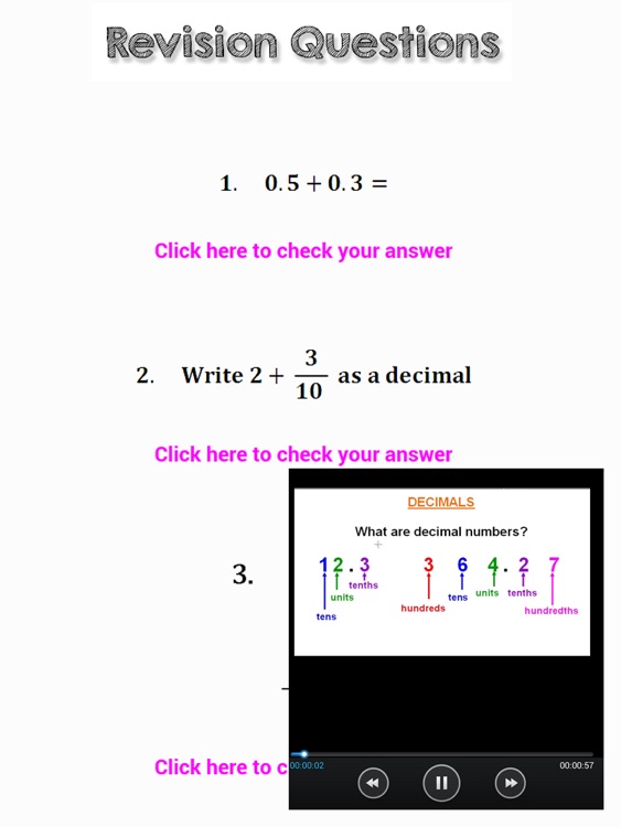 Decimals maths screenshot-3