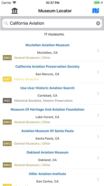 U.S. Museum Locator