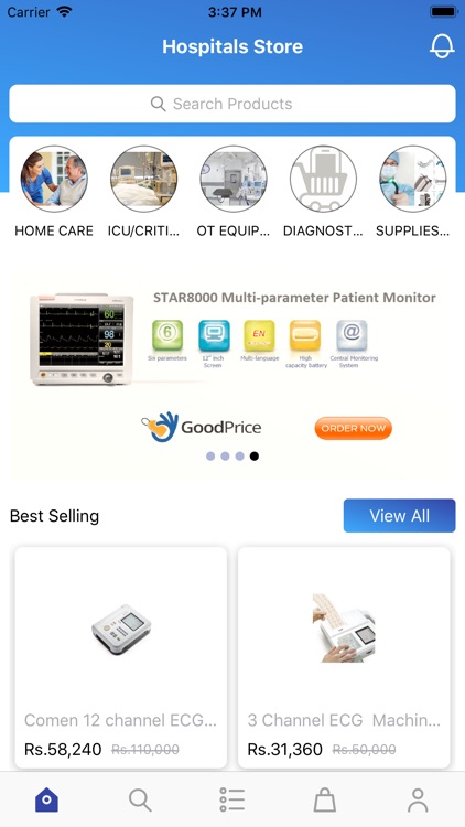 Hospitals Store App