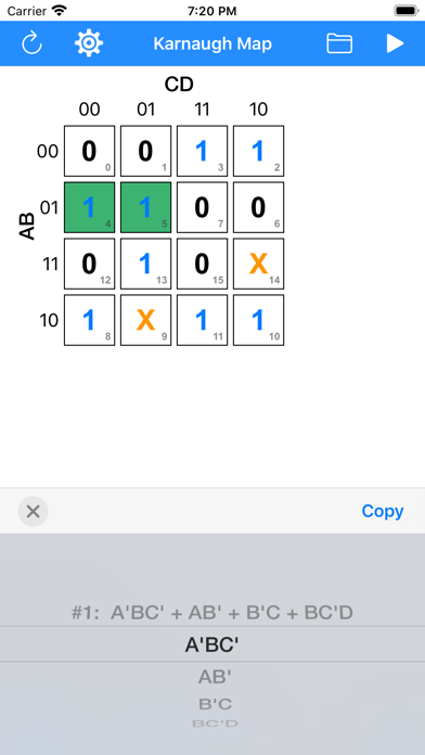 How to cancel & delete Karnaugh & Algebraic Minimizer from iphone & ipad 1