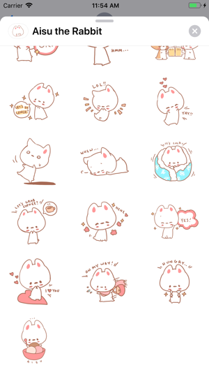 Aisu the Rabbit Stickers(圖2)-速報App