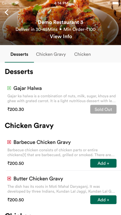 Zaaroz Food Ordering App screenshot 3