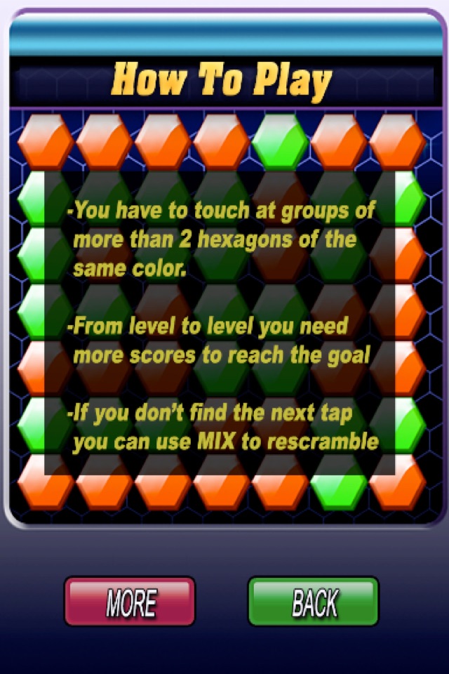 Hexagon Mix Game Reloaded screenshot 2