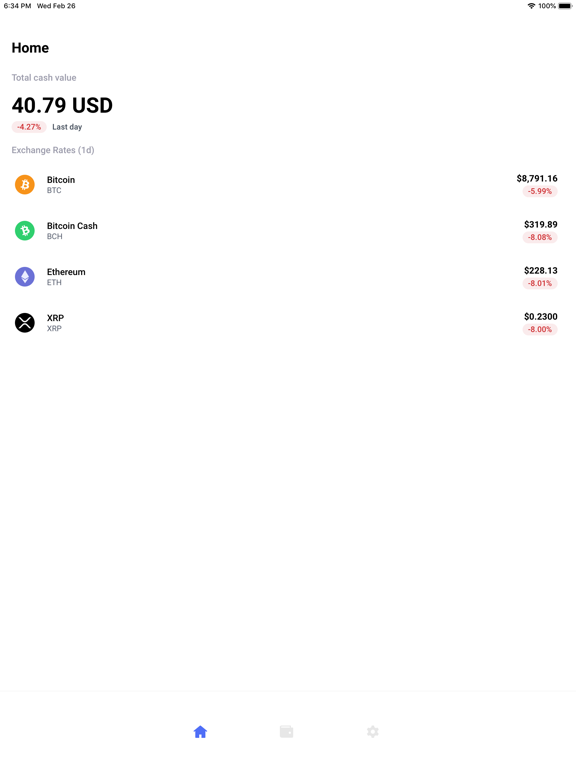 Copay Bitcoin Wallet screenshot