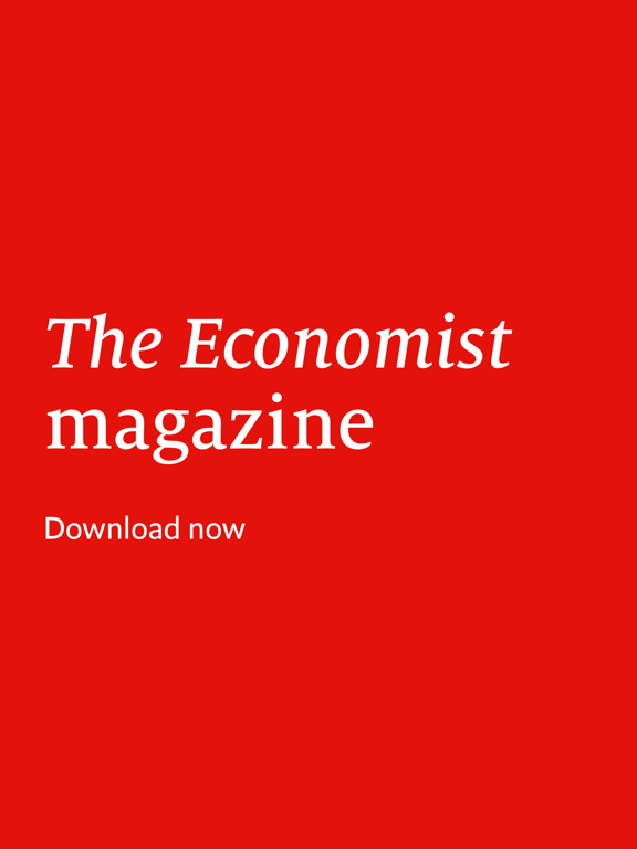 The Economist for iPad screenshot