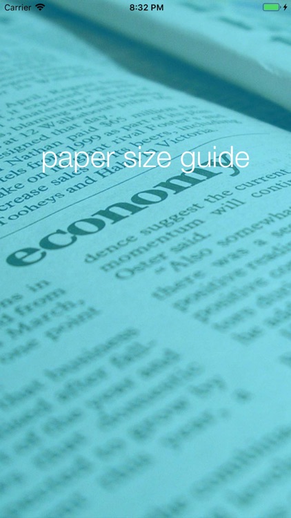 Paper Size Guide