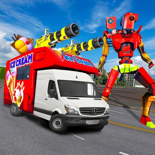 Ice Cream Robot Van Transform