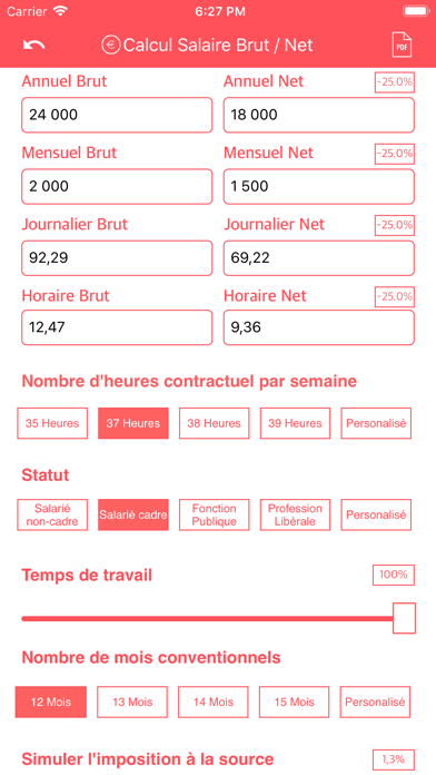 How to cancel & delete Calcul salaire Brut / Net from iphone & ipad 2