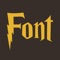 Install Harry Potter style fonts and use them in compatibles applications, like Keynote, Pages and Numbers