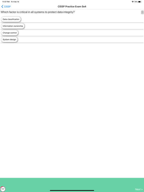 Screenshot #6 pour CISSP Exam Prep Notes&Quizzes