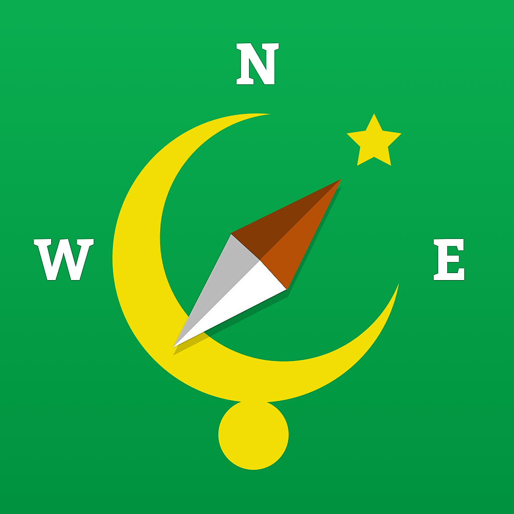 Muslim Prayer Times and Qibla App Icon