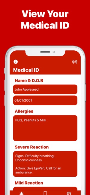 AllergyMe - Allergy Medical ID