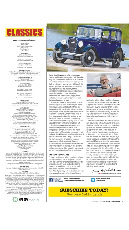 Classics Monthly Magazine