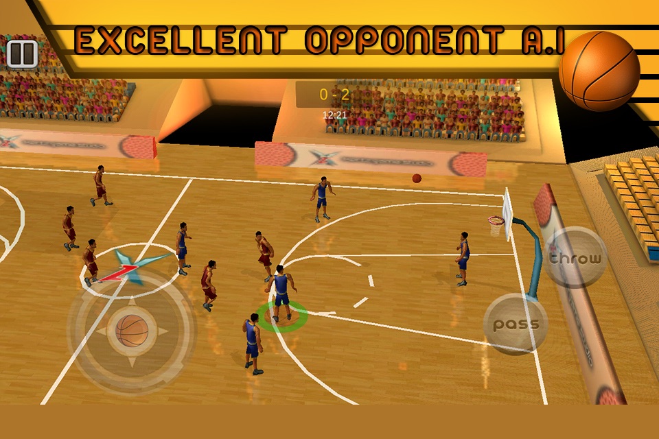 Real 3d Basketball Full Game screenshot 2