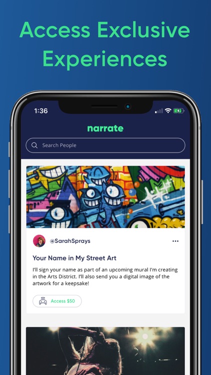 Narrate: Connect with Creators