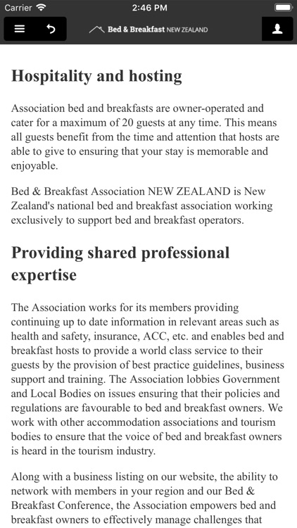 Bed & Breakfast Association NZ