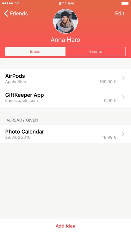 GiftKeeper - Gift Idea Manager