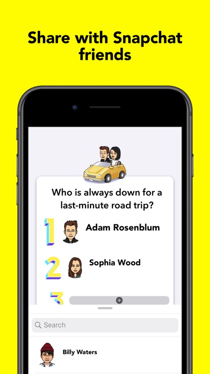 IMO: Quiz Friends on Snapchat