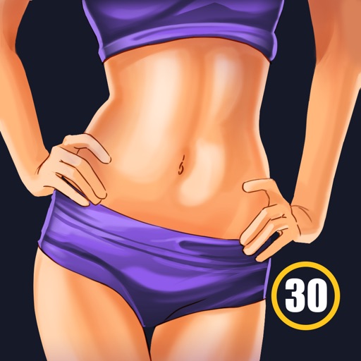 Flat tummy app: Lose belly fat Icon