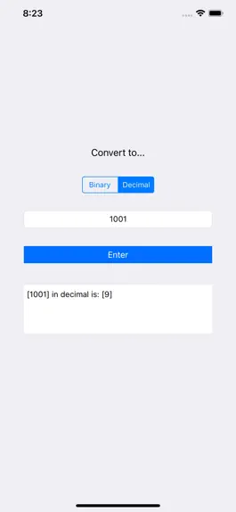 Game screenshot Converter - Binary and Decimal hack