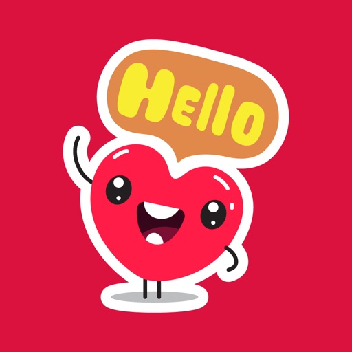 Funny Hearts to send LOVE emo icon