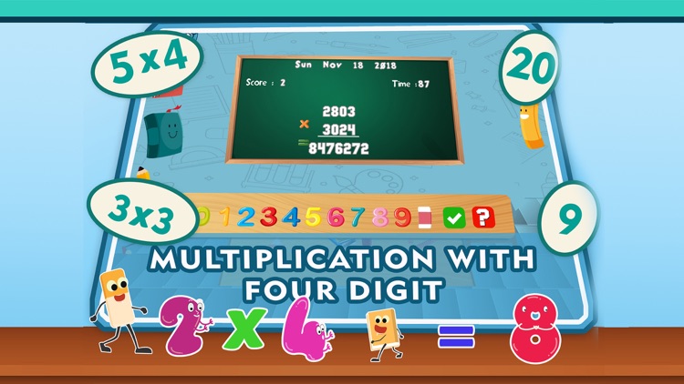 Math Multiplication Games Kids screenshot-3