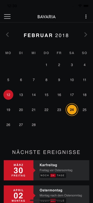 Deutschland Feiertag Kalendar(圖1)-速報App