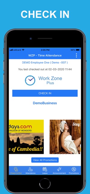 WorkZonePlus -Time Attendance(圖2)-速報App