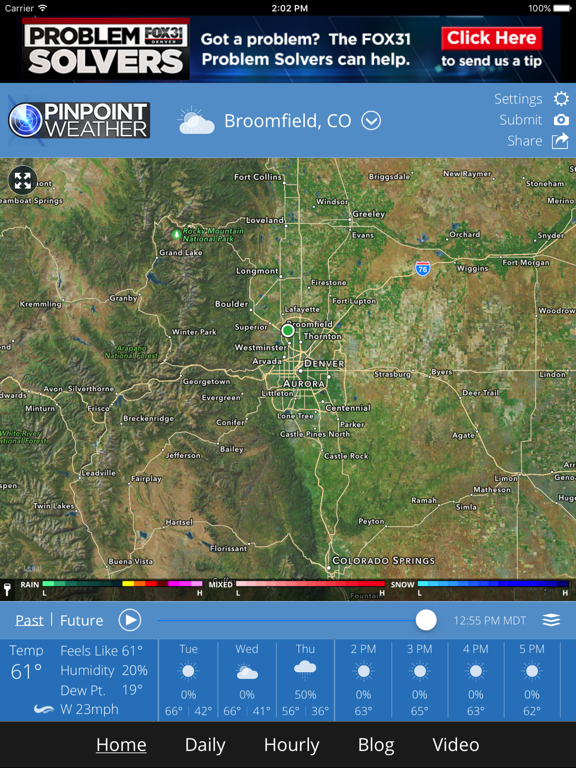 Pinpoint Weather - KDVR & KWGNのおすすめ画像1