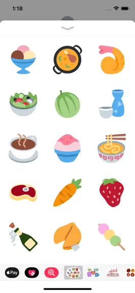 Game screenshot 100 Food Stickers hack