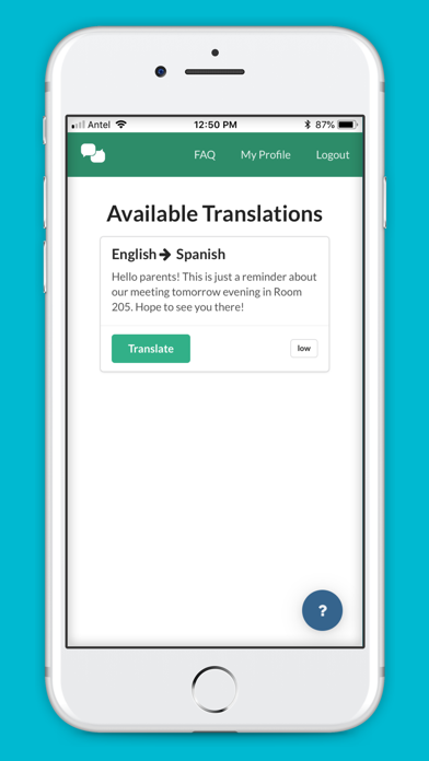 TRANSLATORS | TalkingPoints screenshot 3
