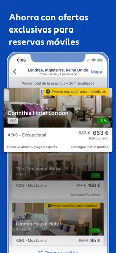 Imágen 9 Expedia: hoteles y vuelos iphone