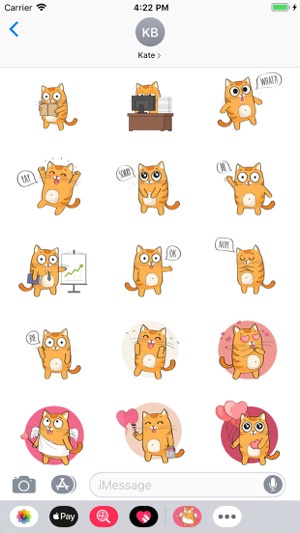 Cute Cartoon Cat Stickers(圖3)-速報App