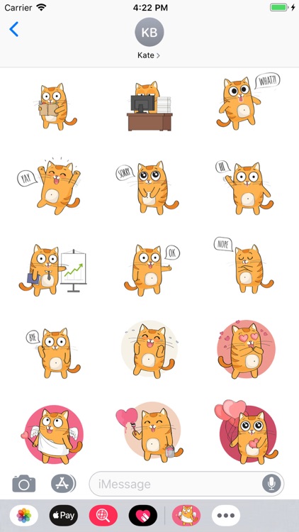 Cute Cartoon Cat Stickers