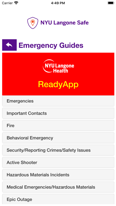 NYU Langone Safe screenshot 4