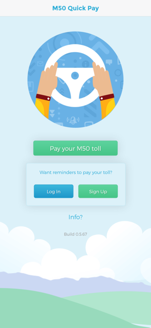 M50 Quick Pay app from eFlow