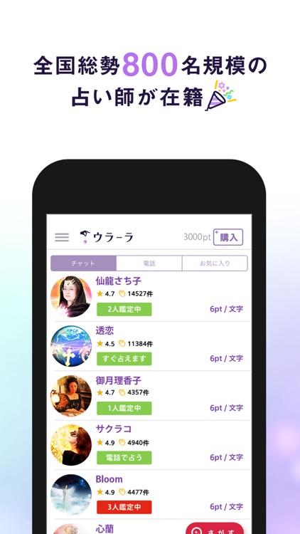 ウラーラ - チャット占い -