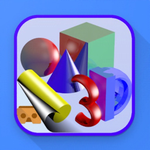 Simple 3D Shapes Objects Games iOS App