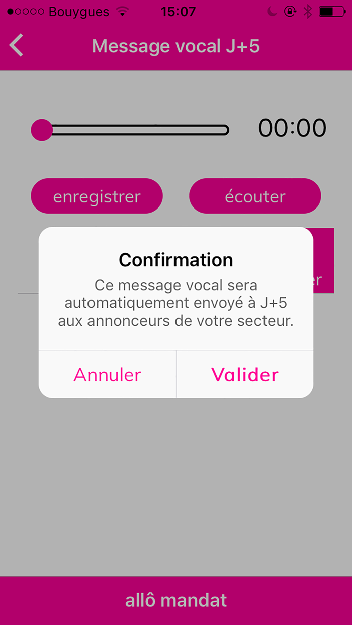 Allô Mandat Recorder