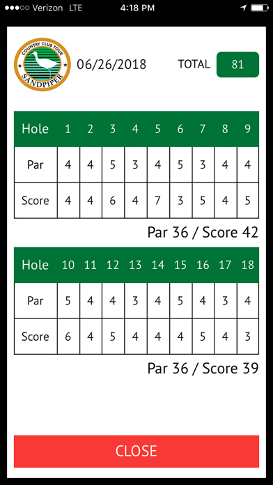 Sandpiper Golf screenshot 3