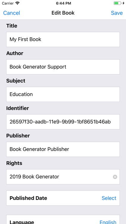 Book Generator screenshot-5