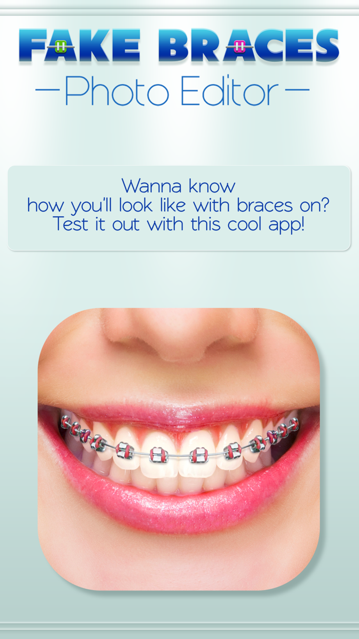 偽 歯科矯正器具 写真編集者